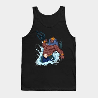 God of Greek mythology - Neptune Poseidon Tank Top